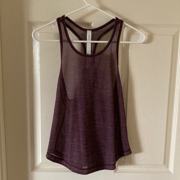 NEW LULULEMON Long Distance Tank Top *Textured Mesh SE Racerback Size 4 NWOT - Picture 1 of 13
